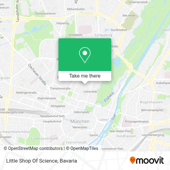 Little Shop Of Science map