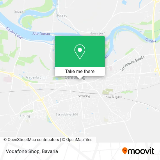 Vodafone Shop map