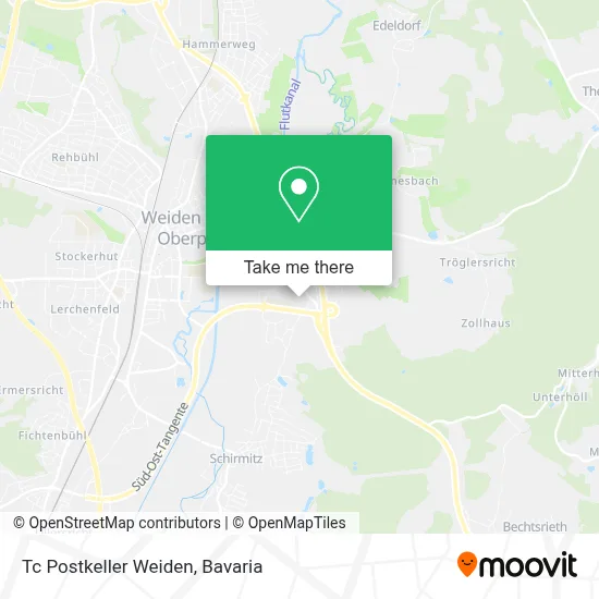 Tc Postkeller Weiden map