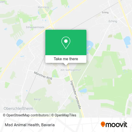 Msd Animal Health map