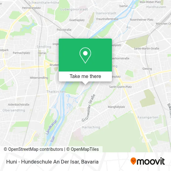 Huni - Hundeschule An Der Isar map
