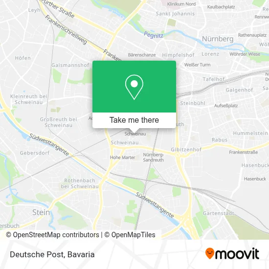 Deutsche Post map