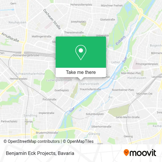 Benjamin Eck Projects map