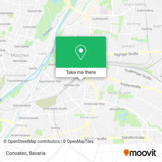 Convatec map