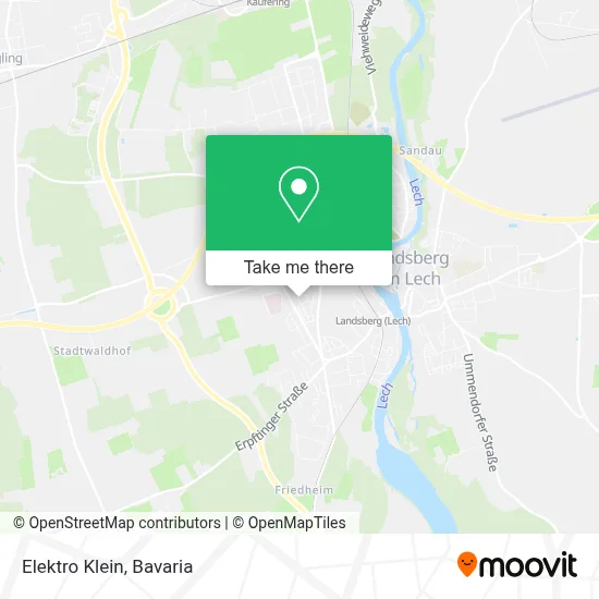 Elektro Klein map