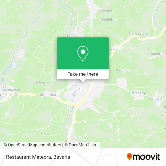 Restaurant Meteora map