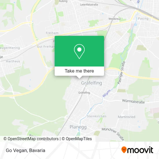 Go Vegan map