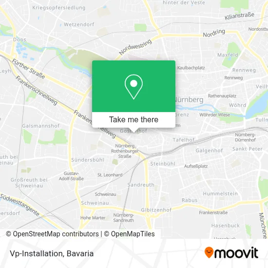 Vp-Installation map