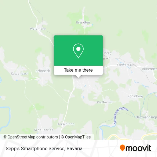 Sepp's Smartphone Service map
