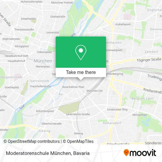 Moderatorenschule München map