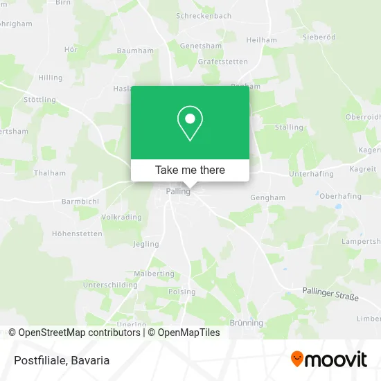 Postfiliale map