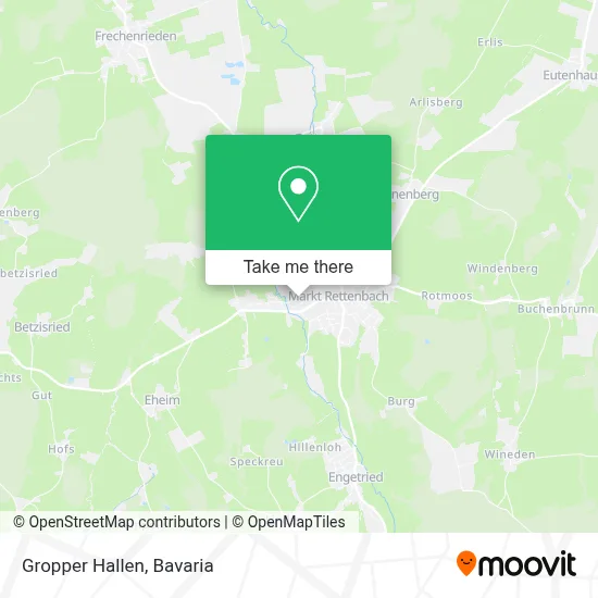Gropper Hallen map