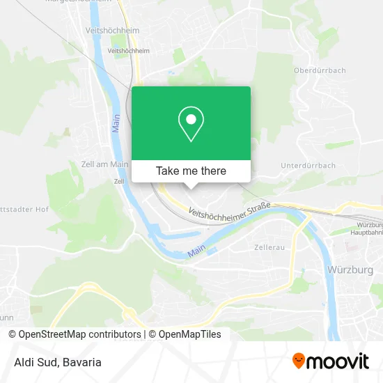 Aldi Sud map