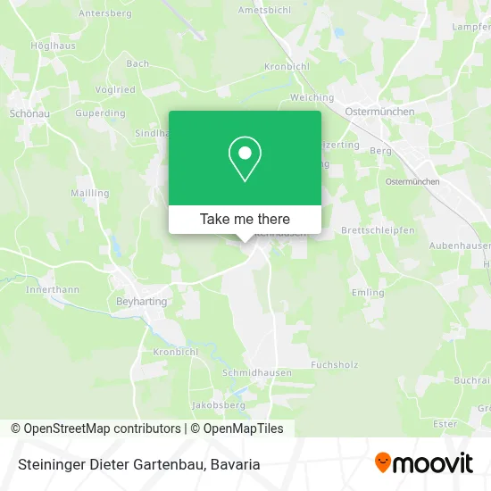 Steininger Dieter Gartenbau map