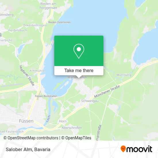 Salober Alm map
