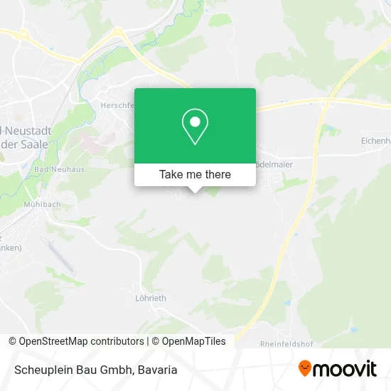 Scheuplein Bau Gmbh map