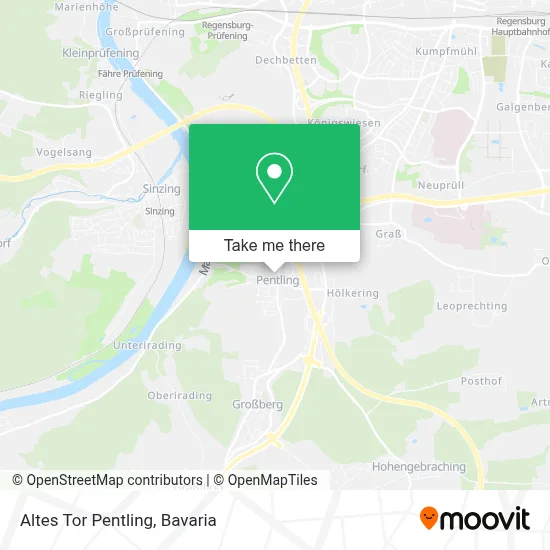 Altes Tor Pentling map