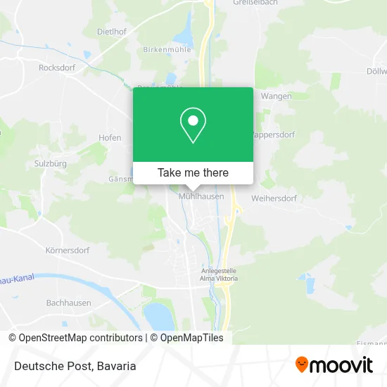 Deutsche Post map