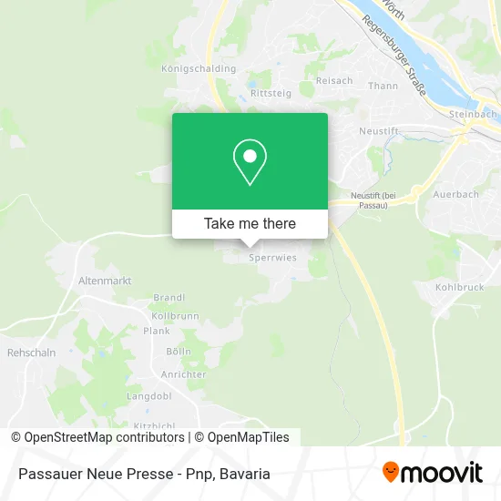 Passauer Neue Presse - Pnp map