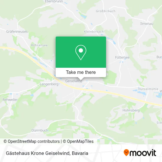 Gästehaus Krone Geiselwind map