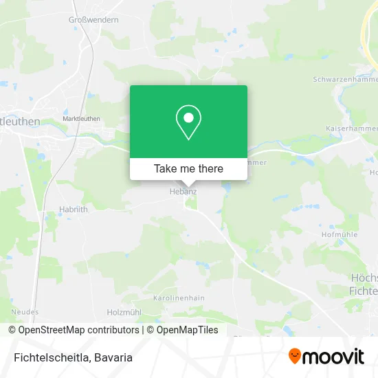 Fichtelscheitla map