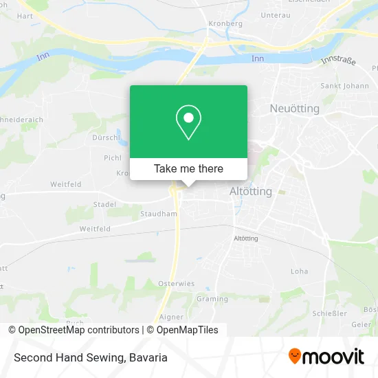 Second Hand Sewing map