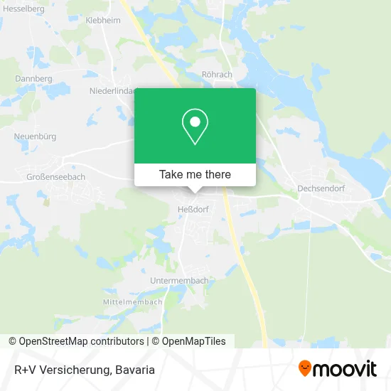 R+V Versicherung map