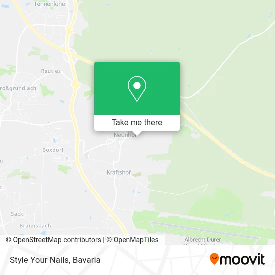Style Your Nails map