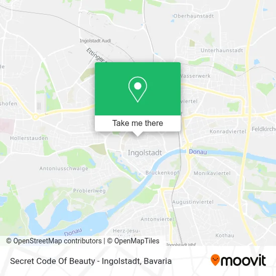 Secret Code Of Beauty - Ingolstadt map