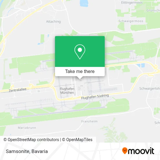 Samsonite map