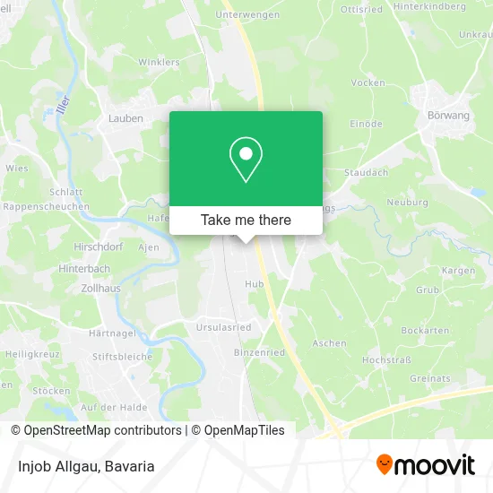 Injob Allgau map