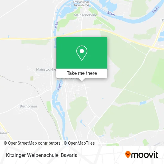 Kitzinger Welpenschule map