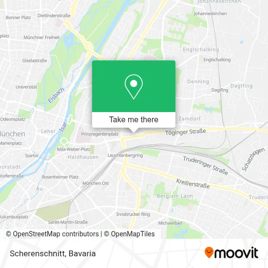 Scherenschnitt map