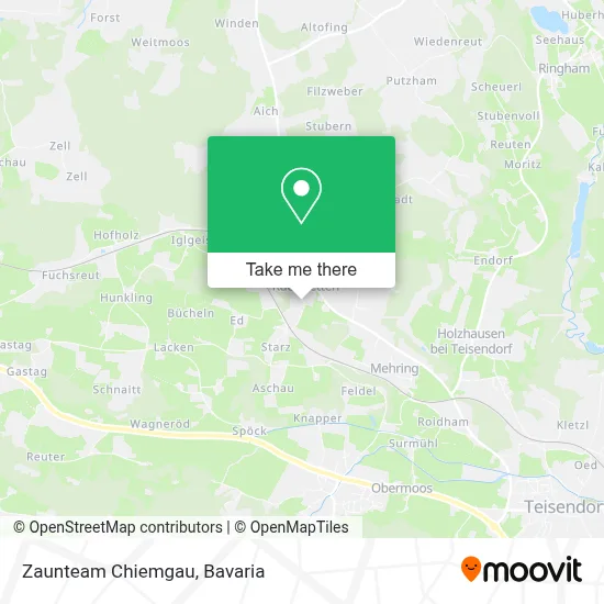 Zaunteam Chiemgau map