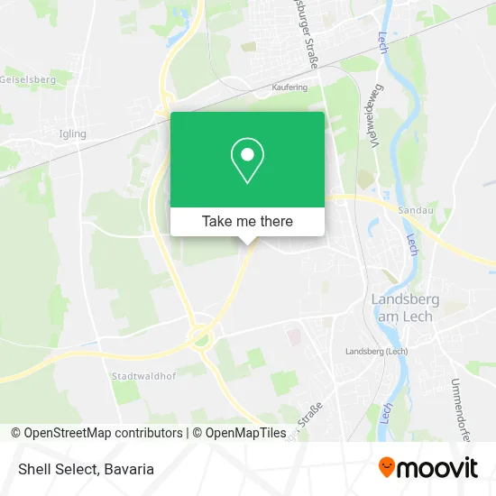 Shell Select map