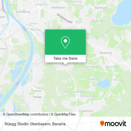 Rüegg Studio Oberbayern map