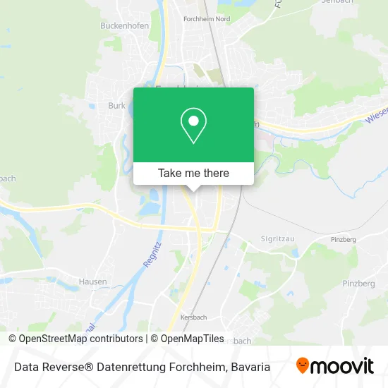 Data Reverse® Datenrettung Forchheim map