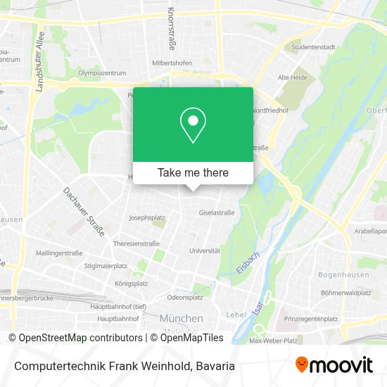 Computertechnik Frank Weinhold map