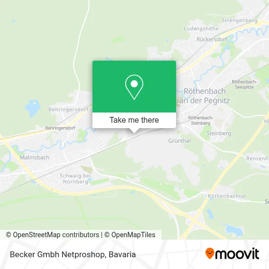 Becker Gmbh Netproshop map
