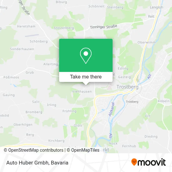 Auto Huber Gmbh map