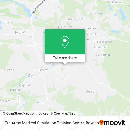 7th Army Medical Simulation Training Center map