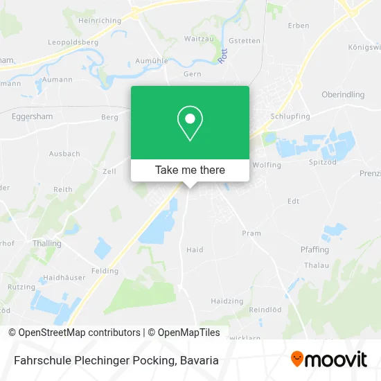 Fahrschule Plechinger Pocking map