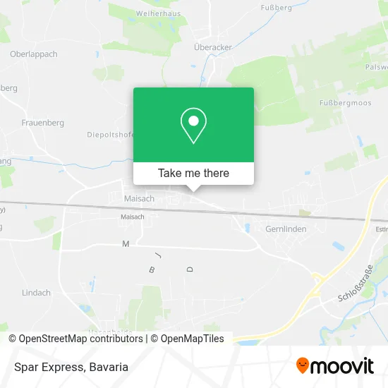 Spar Express map