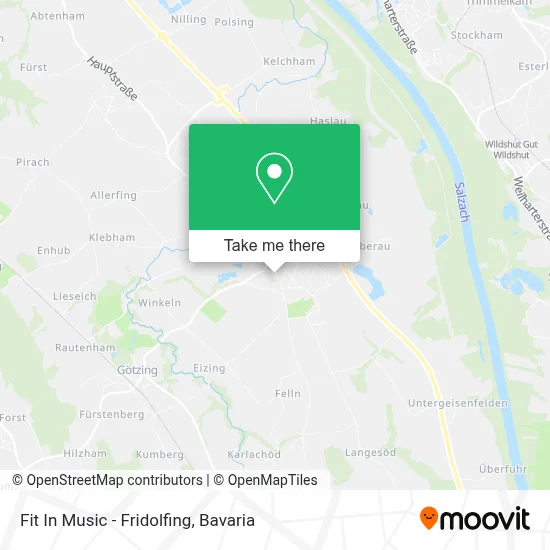 Fit In Music - Fridolfing map