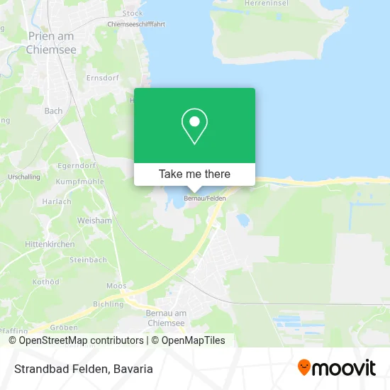 Strandbad Felden map