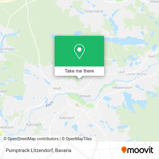 Pumptrack Litzendorf map