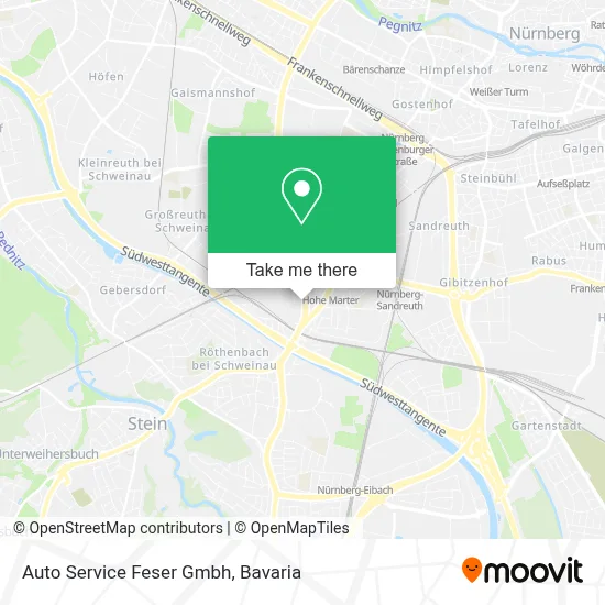 Auto Service Feser Gmbh map