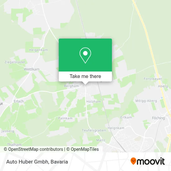 Auto Huber Gmbh map