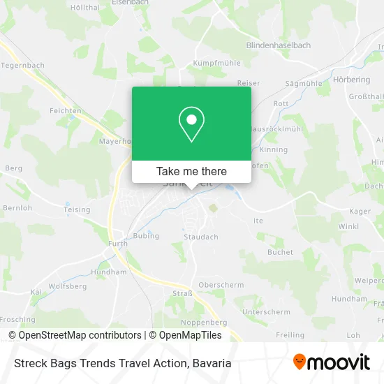 Streck Bags Trends Travel Action map