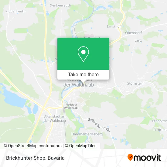Brickhunter Shop map